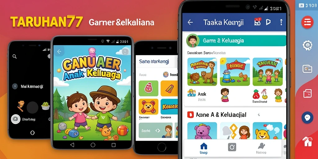 Tampilan antarmuka TARUHAN77 yang ceria dan interaktif.