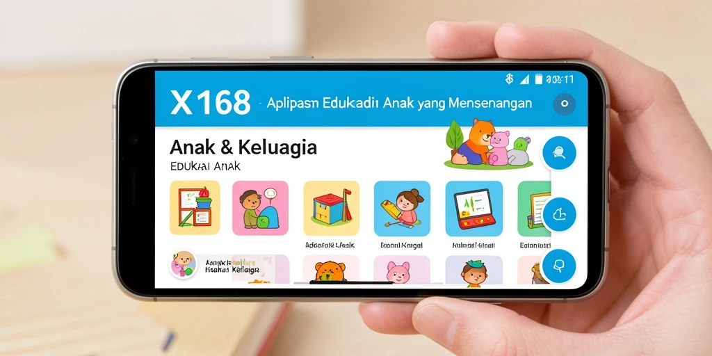Tampilan antarmuka aplikasi X168 yang menarik dan interaktif.